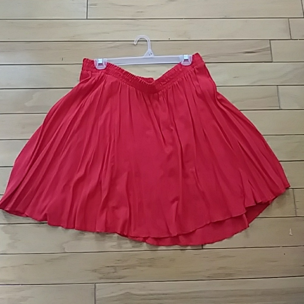 Red skirt